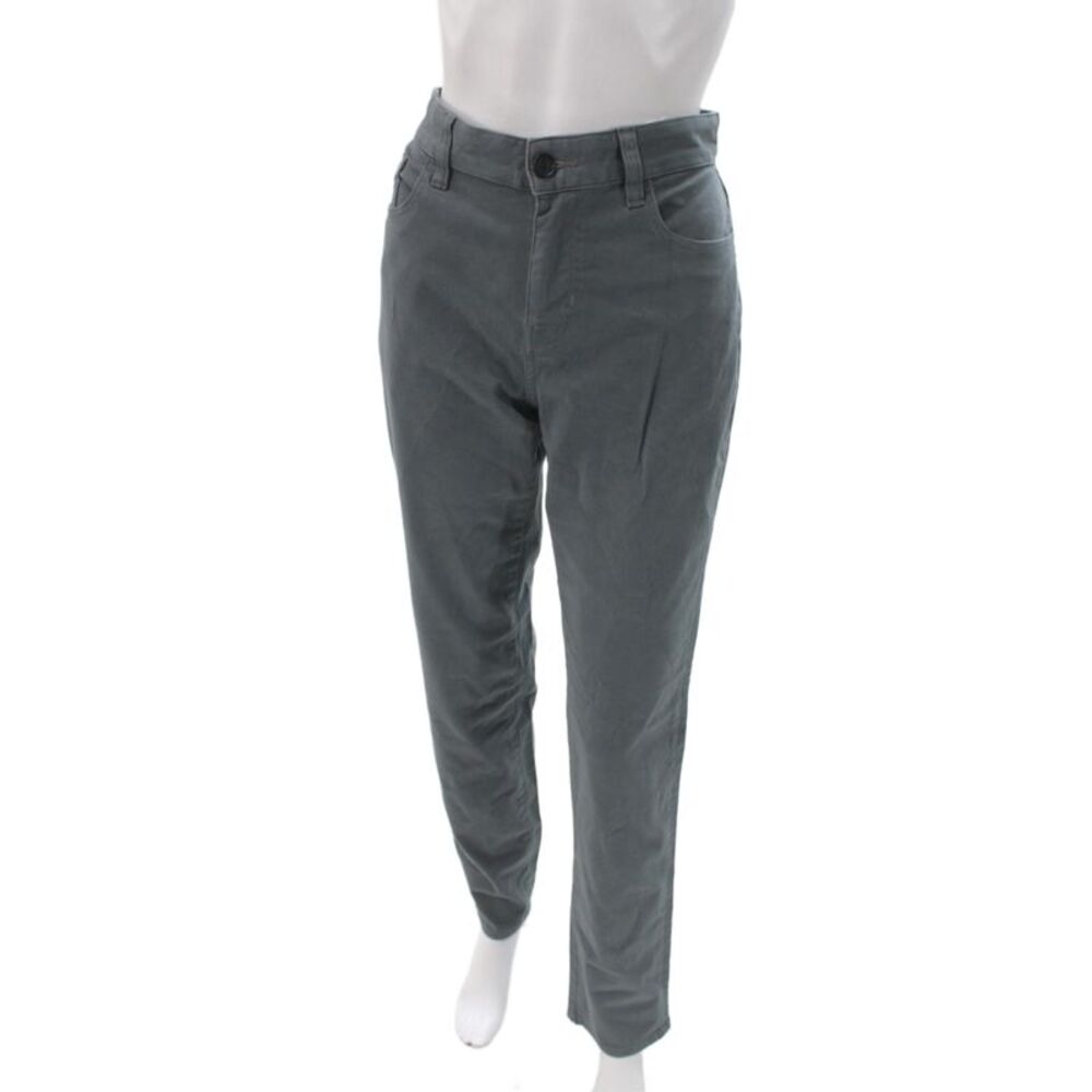 Vince Mens Chino Pants Gray Cotton Button Casual Size 30